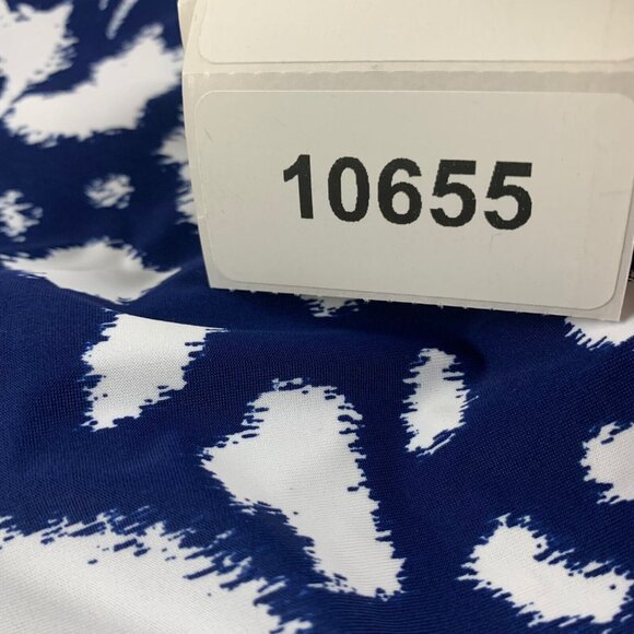 Beyond Control Womens Blue Animal Print High-Waist Bikini Swim Bottom Size 8 NWT - Picture 8 of 8